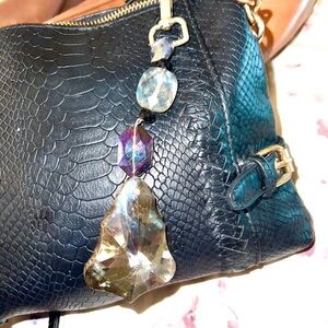 Purse fob glass